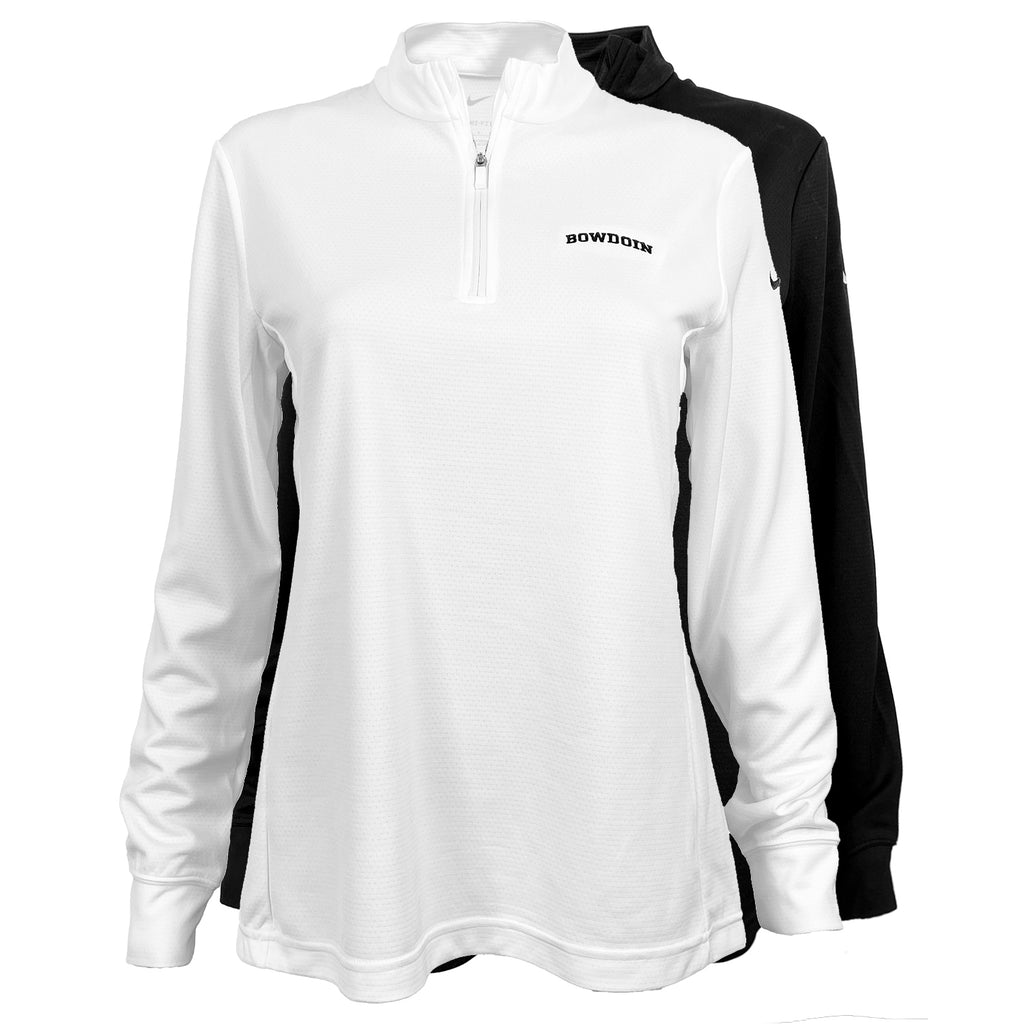 2 colors of women's 1/2 zip