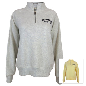 Both colors of women's sanded fleece pullover.