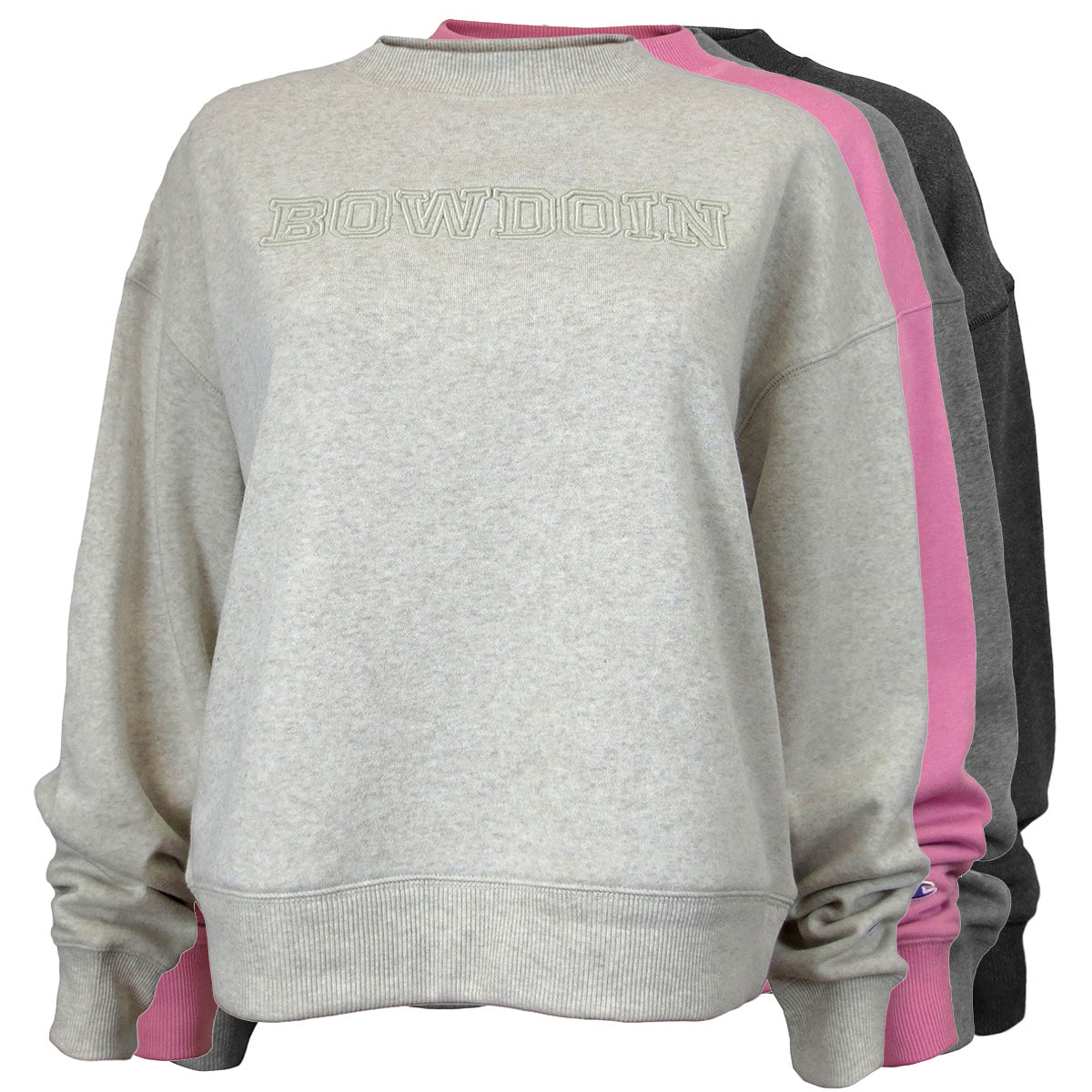 4 colors of women&#39;s 3-d triumph tonal crew