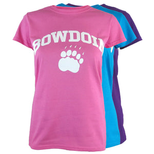 3 colors of Bowdoin Missy Tee