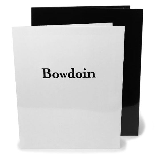 Laminated Bowdoin Folder