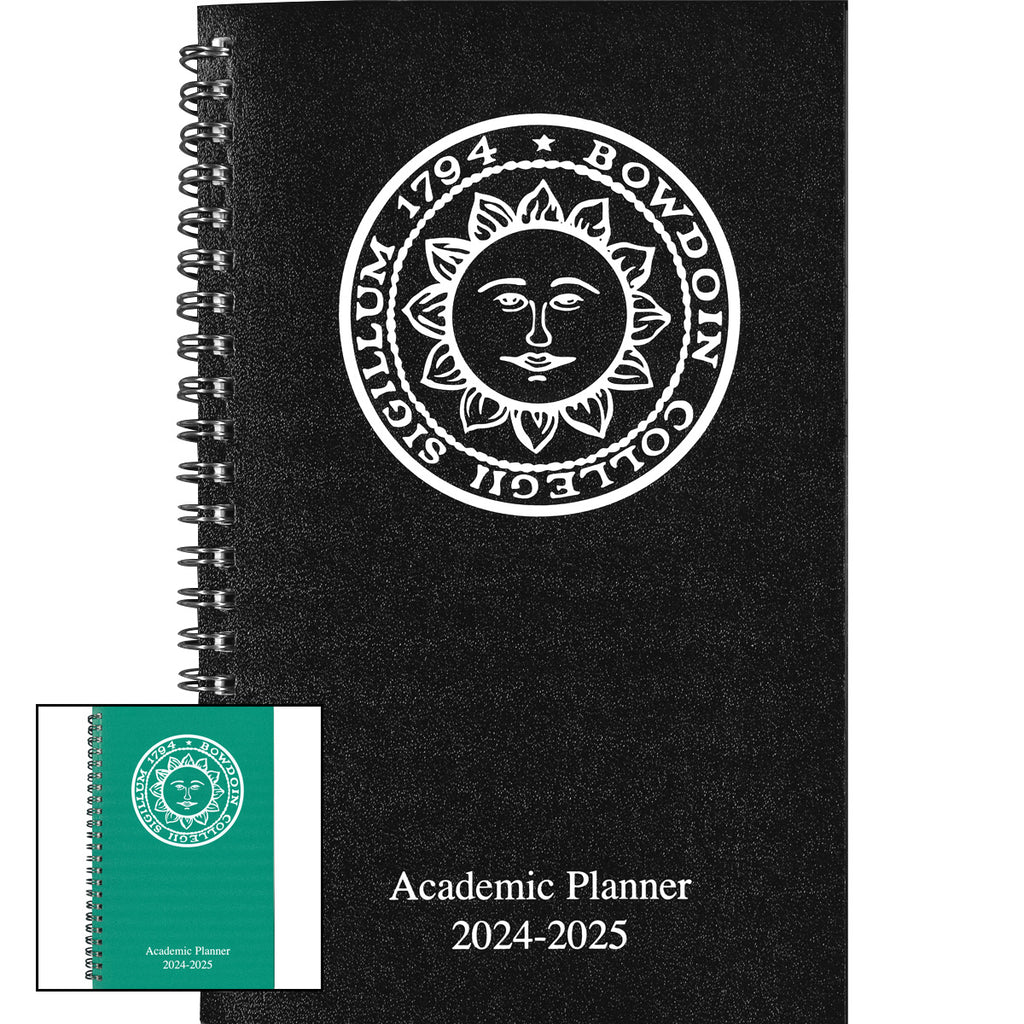 Two colors of Bowdoin planners