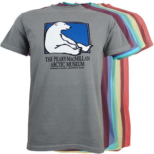 9 colors of arctic museum t-shirt