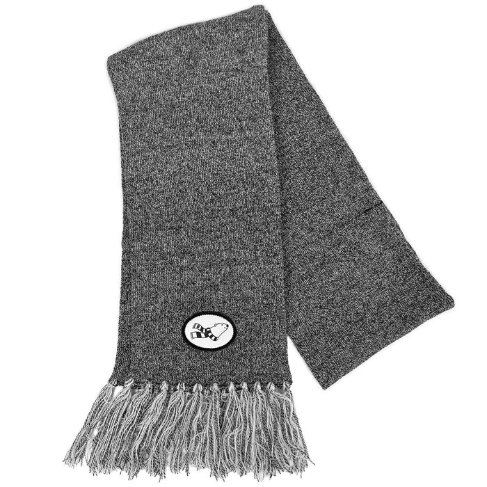 Fringed Marled Scarf with Spirit Bear from Legacy