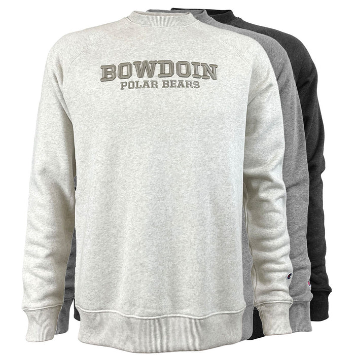 Bowdoin Polar Bears Triumph Raglan Crew from Champion