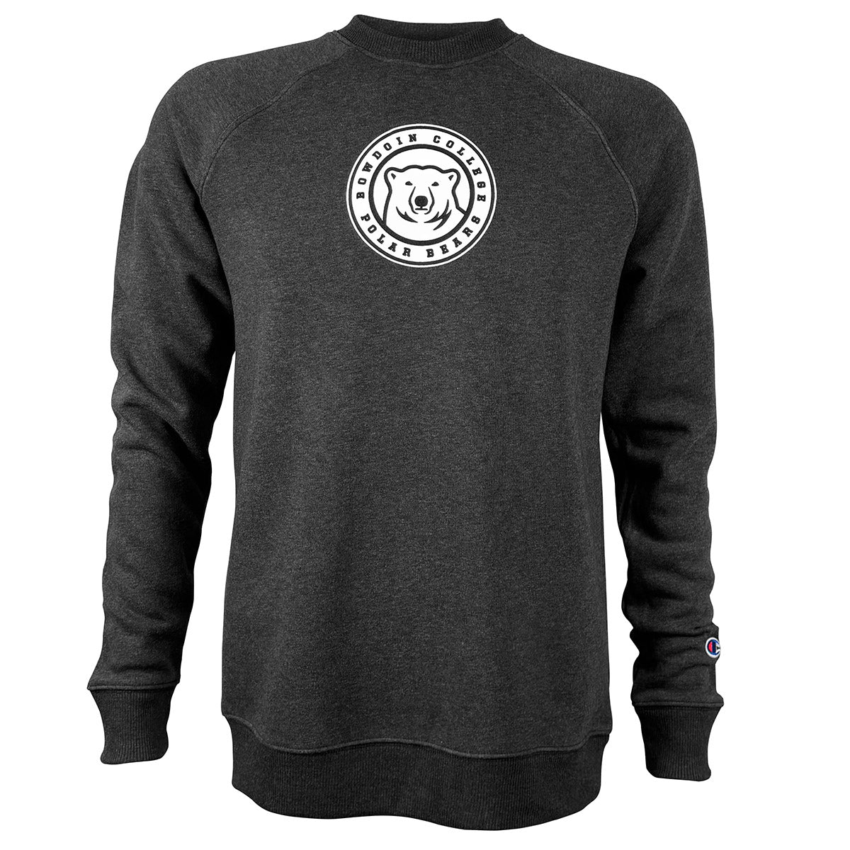 Black Bowdoin "B" Hooded Sweatshirt from MV Sport