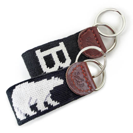 Smathers key tags with bear and B