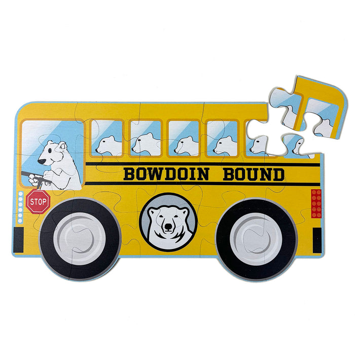 Bowdoin Bound School Bus Puzzle from Maple Landmark