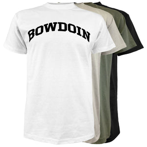 4  colors of Bowdoin Sustainable Everest Tees