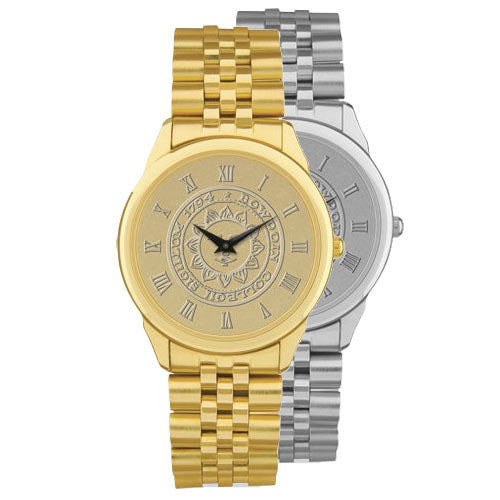 Gold and silver rolled link watches