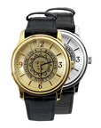 Gold and silver men's Bulova wristwatches