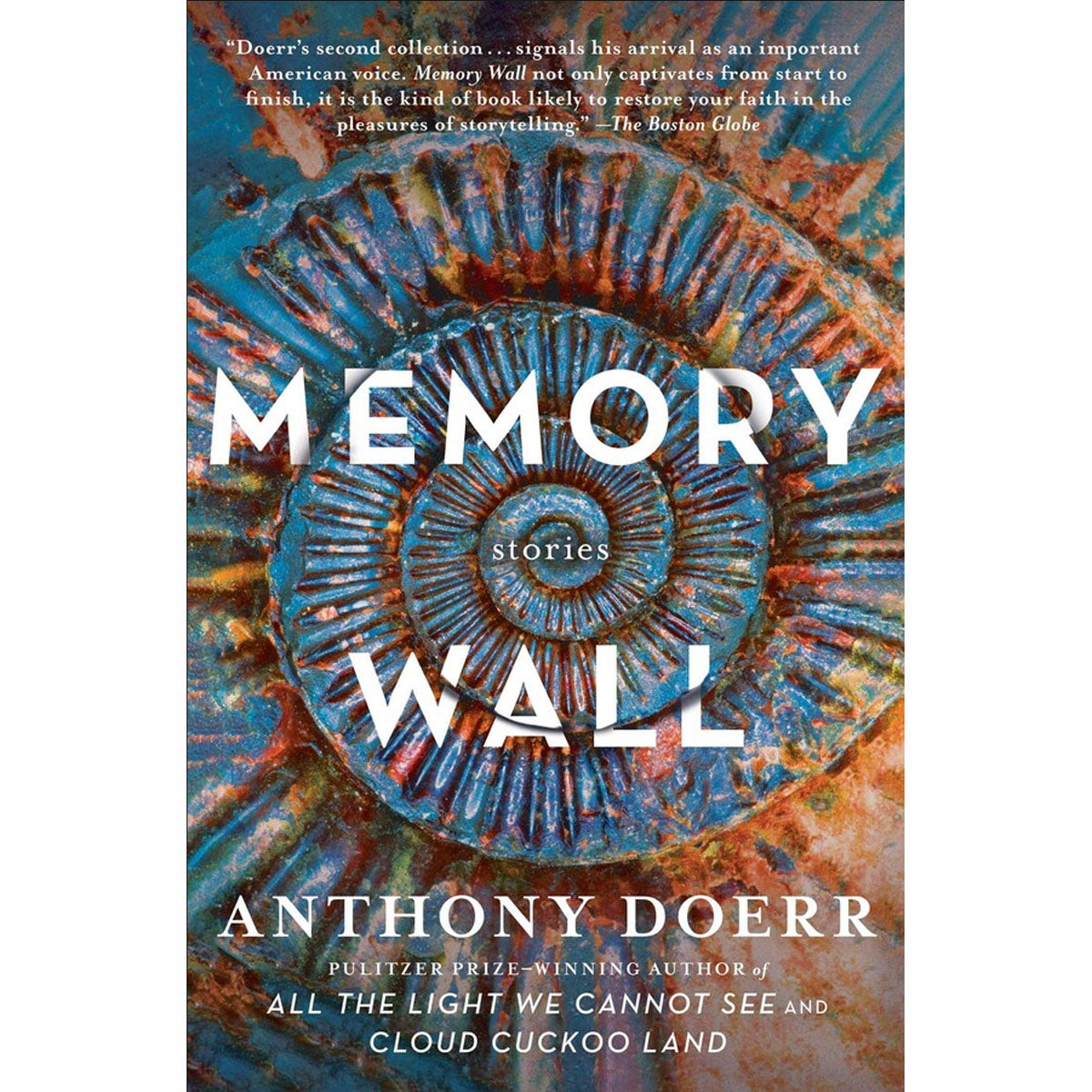 Book cover of 'Memory Wall' by Anthony Doerr with a decorative design.
