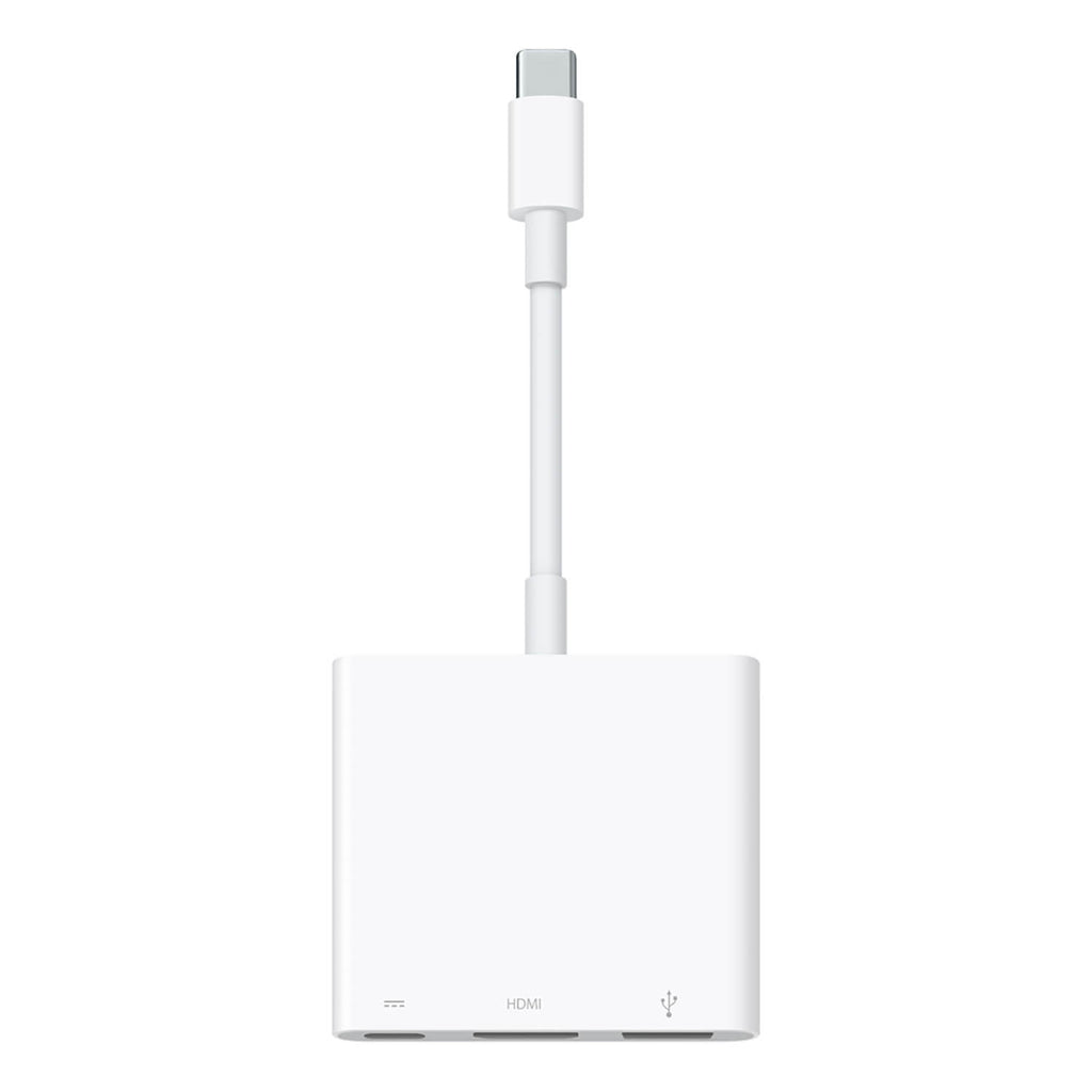 White USB-C digital AV multiport adapter