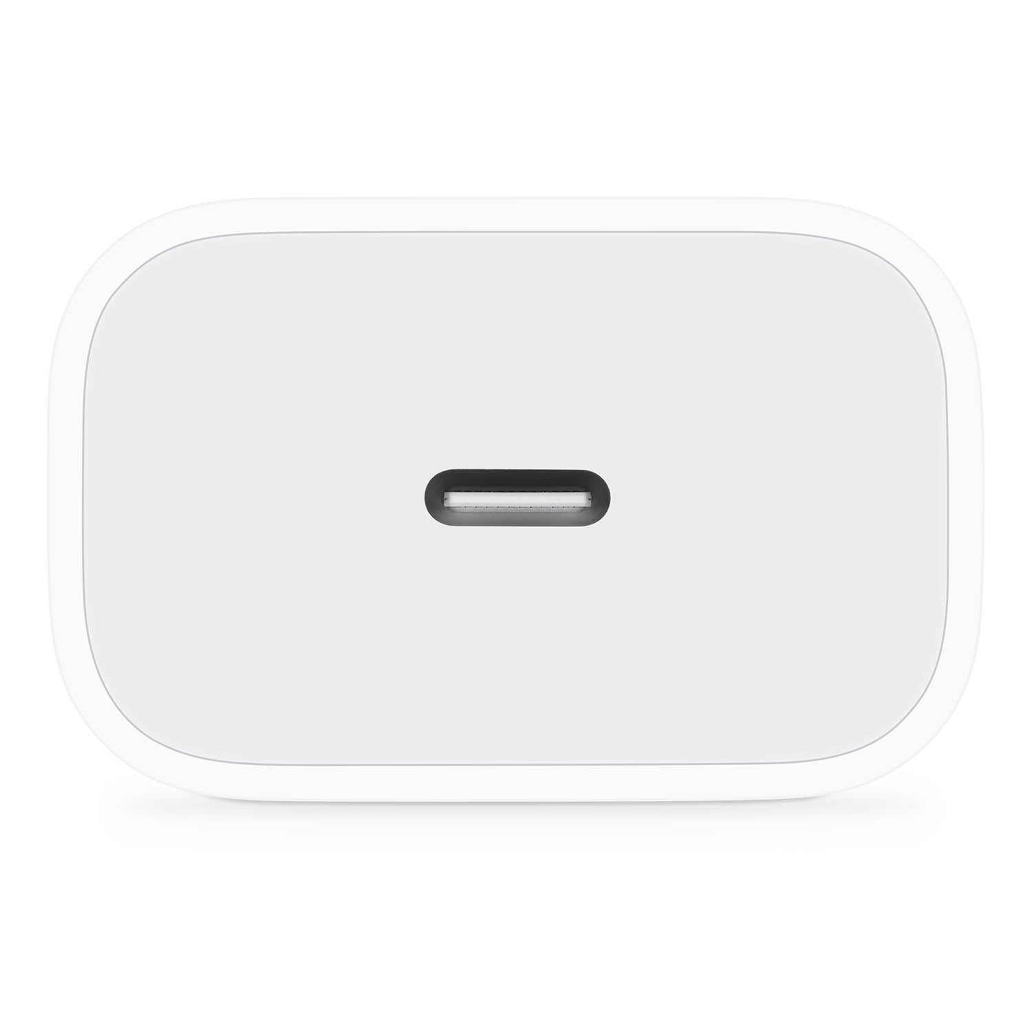 Bottom of 20 w USB-C power adapter