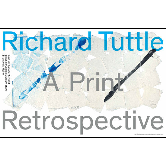 Richard Tuttle exhibition poster.