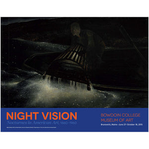 Night Vision exhibition poster featuring Wyeth painting.