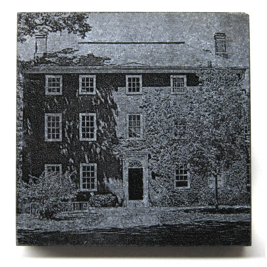 Mass Hall Etched Granite Coaster