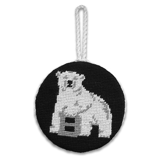 Circle Polar Bear Ornament from Smathers & Branson