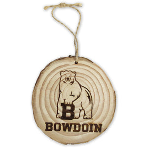 Wooden Bowdoin Ornament from Mare Brook Farm