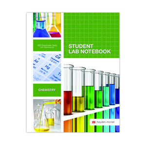 Chemistry lab notebook.