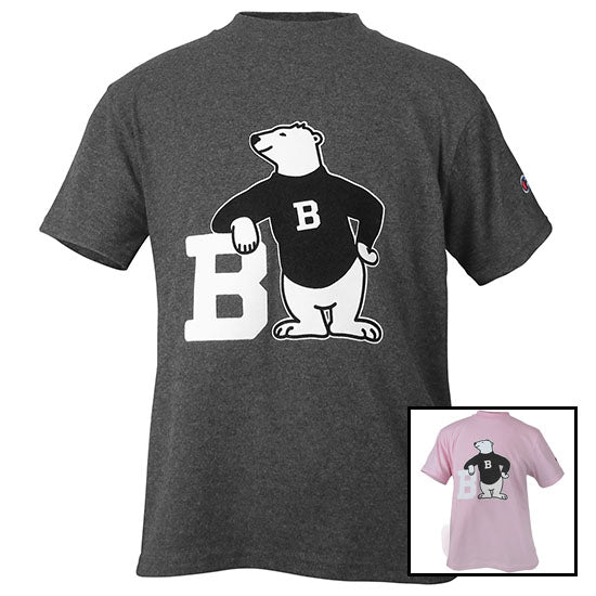 Montage of 2 colors of Spirit Bear tee