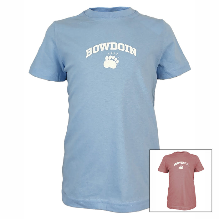 Ringspun Toddler Tee with Bowdoin and Paw from MV Sport