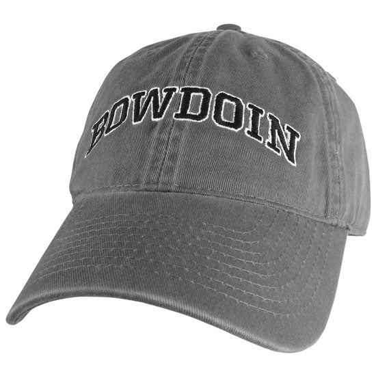 Gray Hat with Arched Bowdoin and Paw on Back