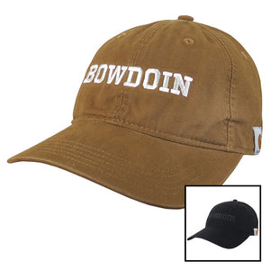 Brown and black Carhartt Bowdoin hats.