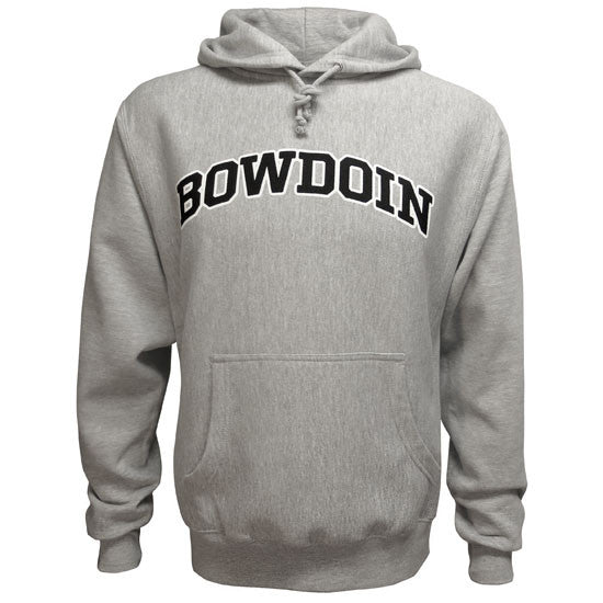 Black Bowdoin "B" Hooded Sweatshirt from MV Sport