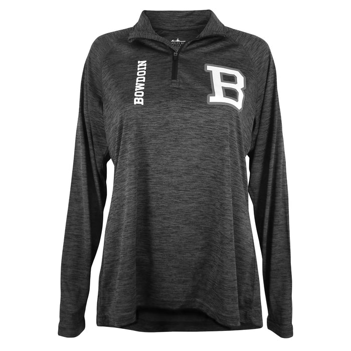 Women's ¼-Zip with Bowdoin and B from Charles River