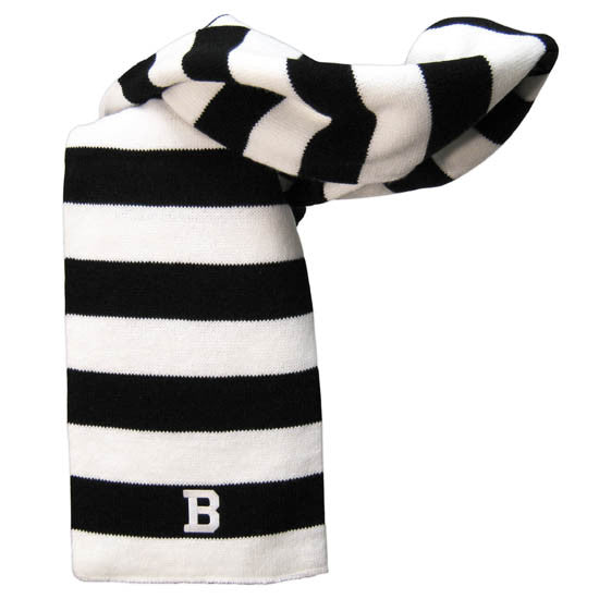 Rugby Striped Knit Scarf from Logofit
