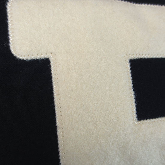 Black Bowdoin "B" Hooded Sweatshirt from MV Sport