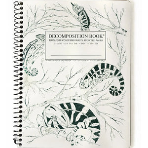 Coilbound Decomposition Book with cover image of chameleons