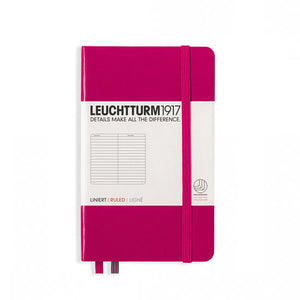 Berry pink pocket notebook