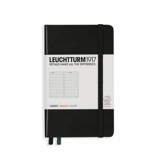 Black pocket notebook