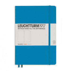 Medium notebook in azure blue