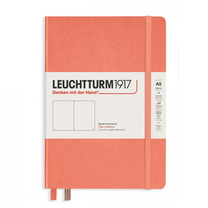 Medium notebook in muted Bellini peach