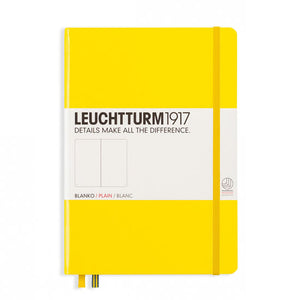 Medium notebook in lemon yellow