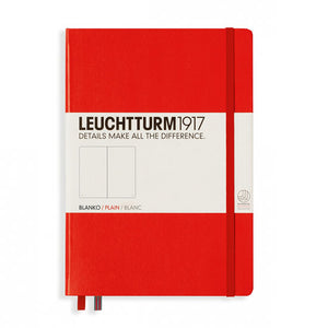 Medium notebook in red