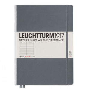 Master slim notebook in anthracite grey