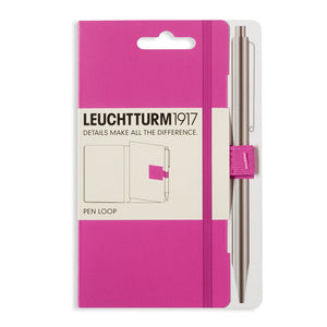 Elastic pen loop and packaging in new pink