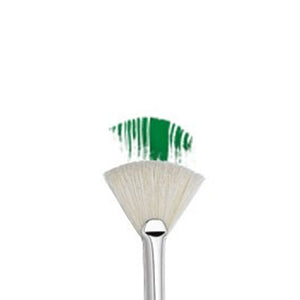 Fan shape brush tip