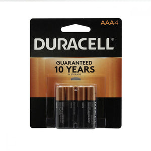4-pack of AAA Duracell batteries.