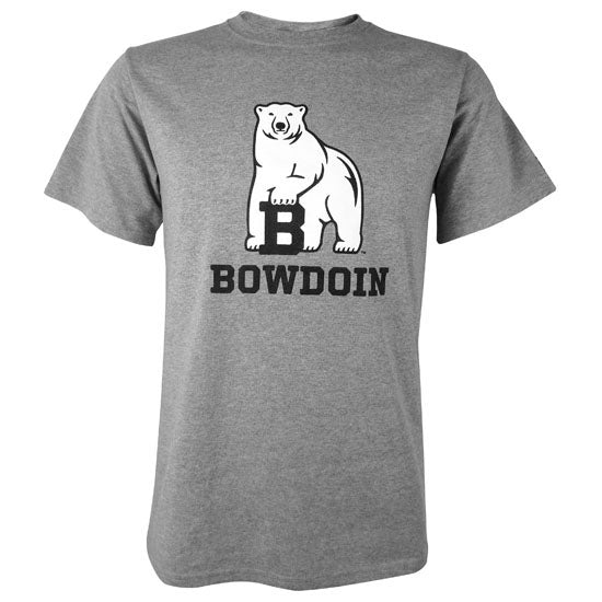 Bowdoin Polar Bear Mascot Tee from Russell