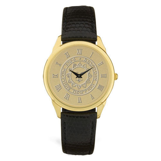 Personalized Men's Wristwatch with Leather Strap from CSI